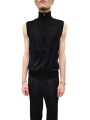 Gilet sans manches noir laine acryl Ungaro Homme U0233Z M5184 80 boutique Strasbourg mode vêtement shop concept store front