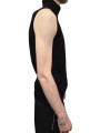 Gilet sans manches noir laine acryl Ungaro Homme U0233Z M5184 80 boutique Strasbourg mode vêtement shop concept store side