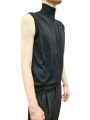 Gilet sans manches noir laine acryl Ungaro Homme U0233Z M5184 80 boutique Strasbourg mode vêtement shop concept store profil