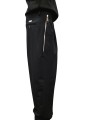 PANTALON DROIT POCHES ZIP DOUBLES PINCES NOIR U7087 G5720 80 UNGARO HOMME