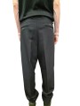 Pantalon droit poches zip doubles pinces noir Ungaro Homme U7087 G5720 80 boutique Strasbourg mode vêtement shop back