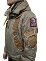 Doudoune Gobi 20 ans sable cognac col fourrure Parajumpers PJS Homme PMJKBB01 0136 Boutique Strasbourg mode vêtement shop zoom