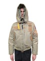 DOUDOUNE GOBI 20 ANS SABLE COGNAC COL FOURRURE PARAJUMPERS PMJKBB01 0136