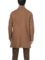 Manteau double face camel westcoast Mason's Homme TM009 054 boutique Strasbourg mode vêtement shop dos