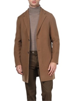 Manteau double face camel westcoast Mason's Homme TM009 054 boutique Strasbourg mode vêtement shop front