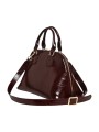 SAC BOWLING CHOCO BANDOULIERE VINYLE KARLA BA08 Strasbourg Bag Concept Store arrière