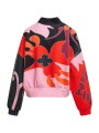 BOMBER NEOPRANE IMPRIME PSY ORANGE ROSE VERT KIVA K1FS Jacket Strasbourg Concept arrière