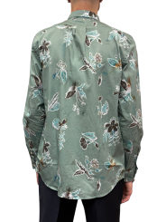 CHEMISE VERT PRINT FLORAL MARRON M2R 765X W22791 34 PAUL SMITH HOMME Strasbourg dos