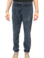 CHINO PARIS STYLE VELOURS GROSSE COTE NAVY VBE310 312 MASON'S HOMME face