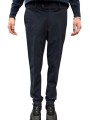 PANTALON REVO REVERS BLUE BLACK 26200 60 ROBERTO RICCI DESIGNS HOMME face