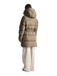 DOUDOUNE CEINTURE MI LONGUE SLATE MUD TAUPE ROSEHALL PWPUHF32 0128 Jacket Strasbourg dos1