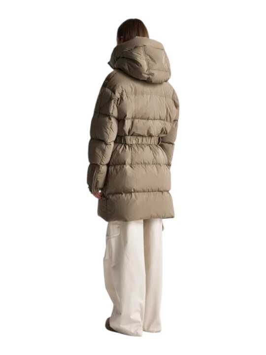 DOUDOUNE CEINTURE MI LONGUE SLATE MUD TAUPE ROSEHALL PWPUHF32 0128 Jacket Strasbourg dos1
