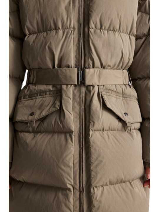 DOUDOUNE CEINTURE MI LONGUE SLATE MUD TAUPE ROSEHALL PWPUHF32 0128 Jacket Strasbourg focus
