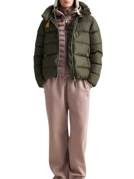 DOUDOUNE COURTE FIT JINNY TAGGIA OLIVE PWPUTT32 0218 Jacket Strasbourg focus 1