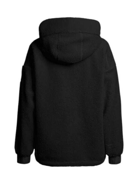 POLAIRE LONGUE OVERSIZE NOELLE NOIR PWFLPF33 0541 Jacket Strasbourg Concept dos