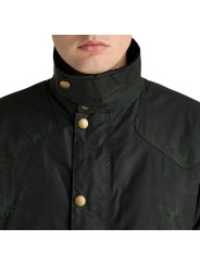 VESTE COURTE REELIN LIQUETTE SAGE WAX MWX 1106 SG51 Barbour homme col