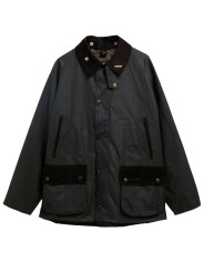 VESTE BEDALE PATCH TARTAN SAGE MWX 2585 SG51 BARBOUR HOMME STRASBOURG solo