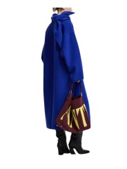 MANTEAU DOUBLE FACE BLEU ROI CROISE OVER KELP II22 Strasbourg Fashion boutique mode vêtement dos