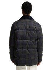 DOUDOUNE LONNEN TARTAN VERT BLEU MQU 1908 TN11 BARBOUR HOMME dos