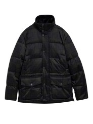 DOUDOUNE LONNEN TARTAN VERT BLEU MQU 1908 TN11 BARBOUR HOMME solo