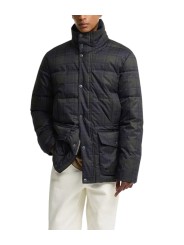 DOUDOUNE LONNEN TARTAN VERT BLEU MQU 1908 TN11 BARBOUR HOMME face 2