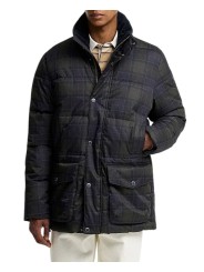 DOUDOUNE LONNEN TARTAN VERT BLEU MQU 1908 TN11 BARBOUR HOMME