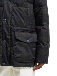 DOUDOUNE LONNEN TARTAN VERT BLEU MQU 1908 TN11 BARBOUR HOMME poche