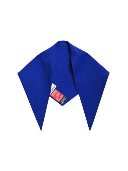 Châle bleu roi manteau KAAP II22 Essentiel Antwerp femme boutique Strasbourg mode shop col