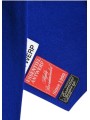 Châle bleu roi manteau KAAP II22 Essentiel Antwerp femme boutique Strasbourg mode shop détail3