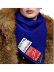 Châle bleu roi manteau KAAP II22 Essentiel Antwerp femme boutique Strasbourg mode shop style