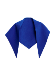 Châle bleu roi manteau KAAP II22 Essentiel Antwerp femme boutique Strasbourg mode shop scarf