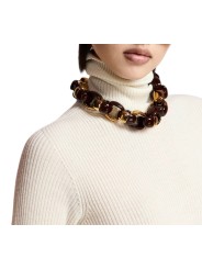 Pull col roulé écru sous robe carreaux KELMUSE2 0W01 Essentiel Antwerp femme Strasbourg mode vêtement boutique shop z