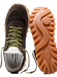BASKETS VELOCE SUEDE WASH CHOCO SPOILER COGNAC NC5MS110 120 122 Strasbourg lacets semelle