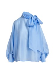 Blouse voile bleu ciel oversize KARISMATIC SK18 Essentiel Antwerp femme boutique Strasbourg mode vêtement shop fashion flat