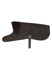 Manteau chien wax tartan olive doublé polaire Barbour Dog DAC 0031 TN31 DCO0031TN31_boutique Strasbourg chien coat store dog