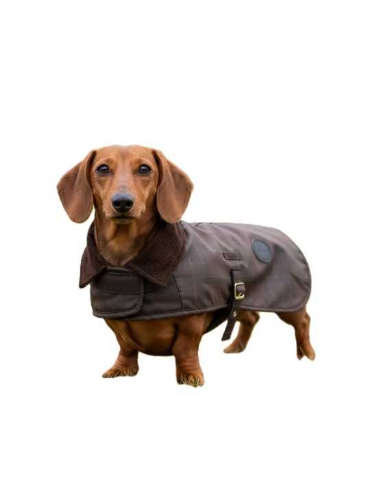 Manteau chien wax tartan olive doublé polaire Barbour Dog DAC 0031 TN31 DCO0031TN31_boutique Strasbourg chien coat store dog