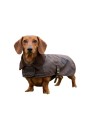 Manteau chien wax tartan olive doublé polaire Barbour Dog DAC 0031 TN31 DCO0031TN31_boutique Strasbourg chien coat store dog