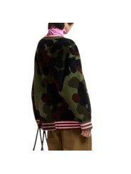 CARDIGAN CAMO LISERE ROSE FLUO KAMOO K1DA ESSENTIEL ANTWERP Strasbourg fashion 4