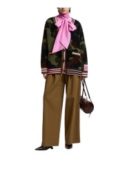 CARDIGAN CAMO LISERE ROSE FLUO KAMOO K1DA ESSENTIEL ANTWERP Strasbourg fashion style