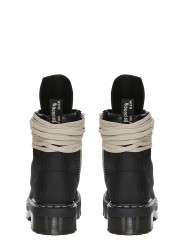 Boots noires lacets mastic Dr Martens Steel Toe Boot Rick Owens femme DM02F1813 3001 09 DW02F1813_3001 09 01boutique Strasbourg
