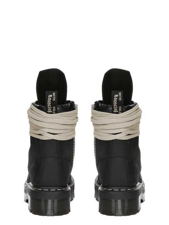 Boots noires lacets mastic Dr Martens Steel Toe Boot Rick Owens femme DM02F1813 3001 09 DW02F1813_3001 09 01boutique Strasbourg