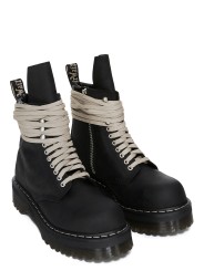 Boots noires lacets mastic Dr Martens Steel Toe Boot Rick Owens femme DM02F1813 3001 09 DW02F1813 3001 09 01boutique Strasbourg