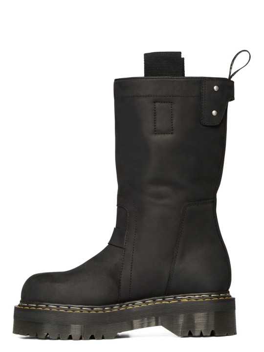 Bottes noires Dr Martens Steel pull On Boot DM02F 1814 09 Rick Owens Homme DM02F1814 4001 09 boutique Strasbourg