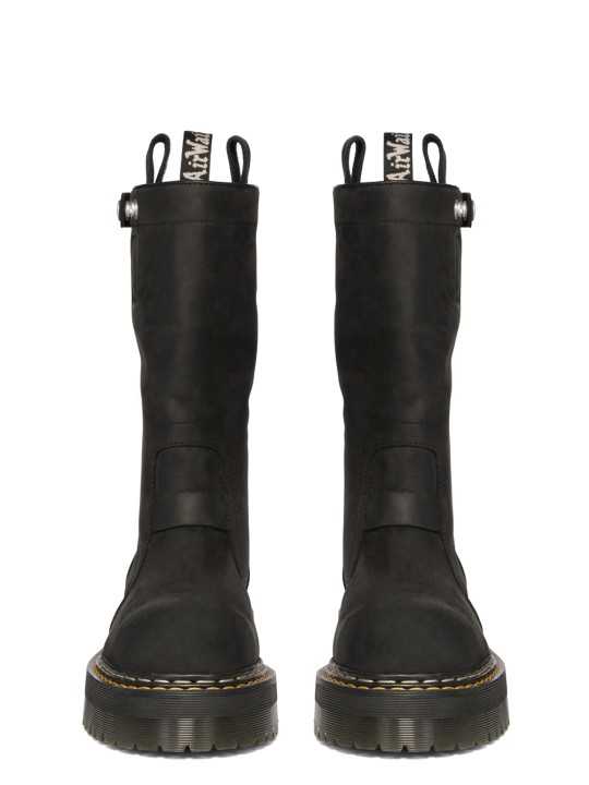 Bottes noires Dr Martens Steel pull On Boot DW02F 1814 09 Rick Owens Femme DM02F1814 4001 09 boutique Strasbourg shop store