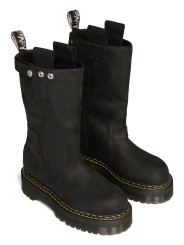 Bottes noires Dr Martens Steel pull On Boot DW02F 1814 09 Rick Owens Femme DM02F1814 4001 09 boutique Strasbourg shop store