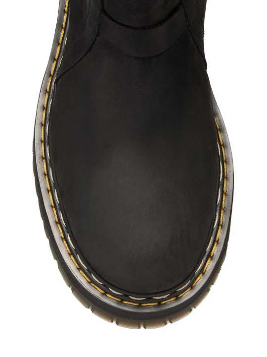 Bottes noires Dr Martens Steel pull On Boot DW02F 1814 09 Rick Owens Femme DM02F1814 4001 09 boutique Strasbourg shop store