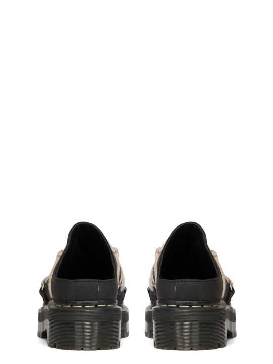 Mules noires lacets mastic Dr Martens Megalace DM02F 1815 6001 09 Rick Owens Homme DW02F1815 6001 09 boutique Strasbourg