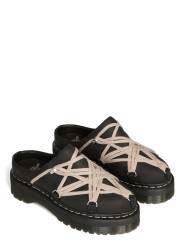 Mules noires lacets mastic Dr Martens Megalace DW02F 1815 6001 09 Rick Owens Femme DW02F1815 6001 09 boutique Strasbourg