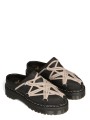 Mules noires lacets mastic Dr Martens Megalace DW02F 1815 6001 09 Rick Owens Femme DW02F1815 6001 09 boutique Strasbourg