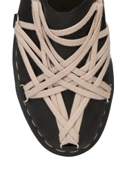 Mules noires lacets mastic Dr Martens Megalace DW02F 1815 6001 09 Rick Owens Femme DW02F1815 6001 09 boutique Strasbourg